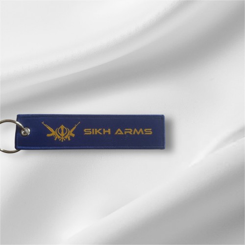 Sikh Arms Embroidered Keychains