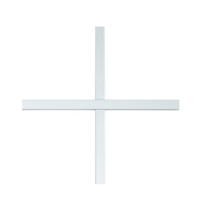 thin white distinct vinylbilt sliding door grill on plain white background