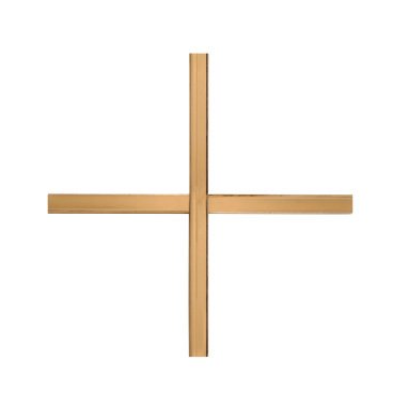 thin brass distinct vinylbilt sliding door grill on plain white background