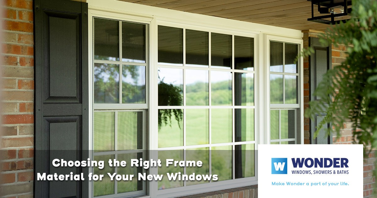 Choosing the Right Frame Material for Your New Windows
