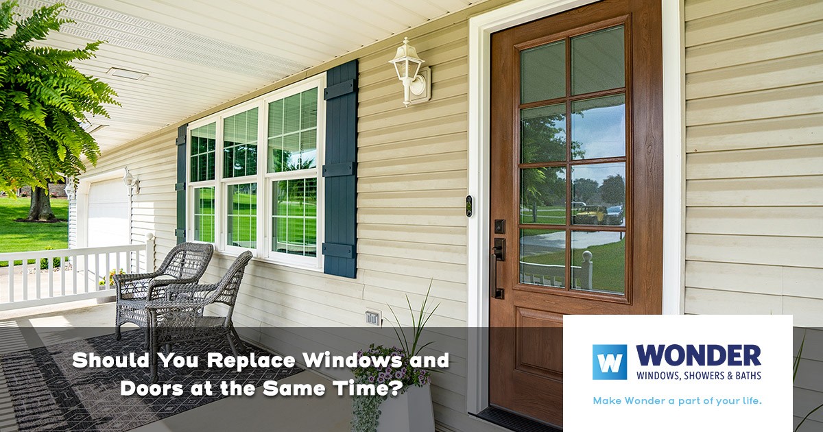 Should You Replace Windows and Doors at the Same Time?