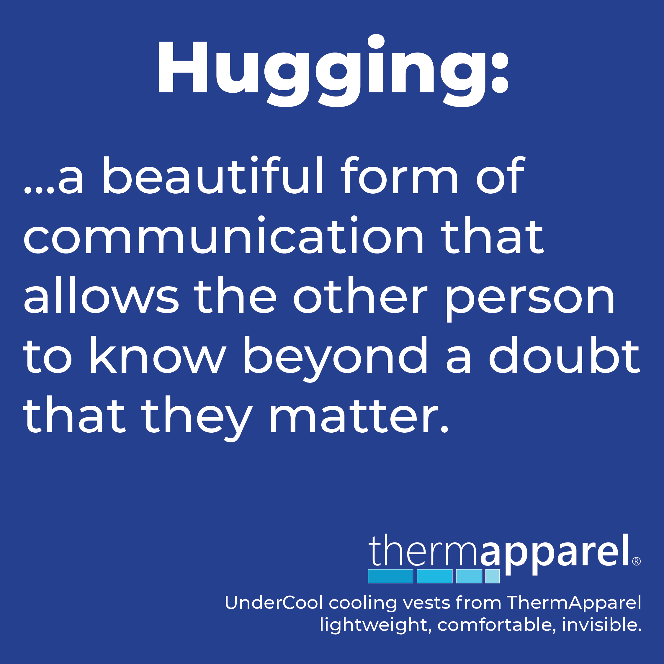 Hugging: a beautiful form of communication