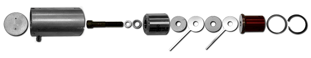 Ultrasonic Converter: Exploded View