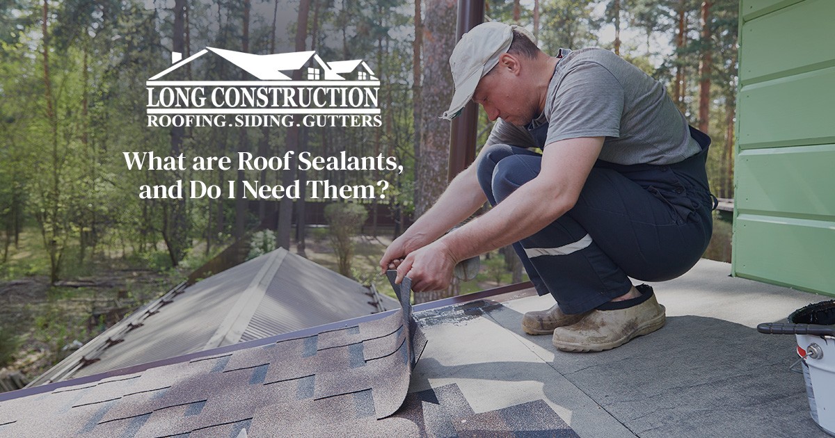 man working on roof checking under shingle "what are roof sealants and do i need them"