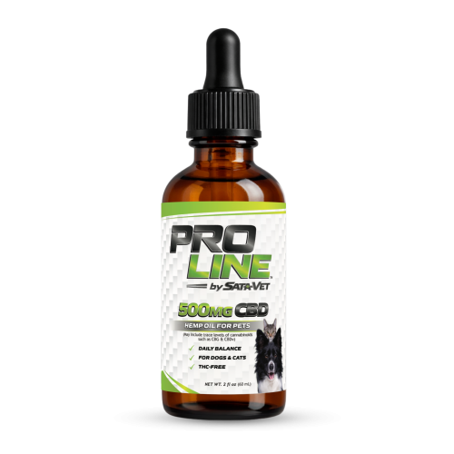 CBD Hemp Oil Tincture for Pets • 250 mg (30 mL) or 500 mg (60 mL)