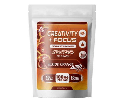 Creativity + Focus Gummy • Blood Orange | 420 My Way, DELTA-9 THC +THC-V
