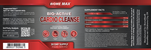 BiomeMax™ Bio-Active Cardio Cleanse, 30 Day Supply