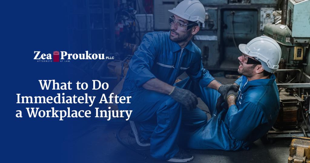 What to Do Immediately After a Workplace Injury | Zea Proukou