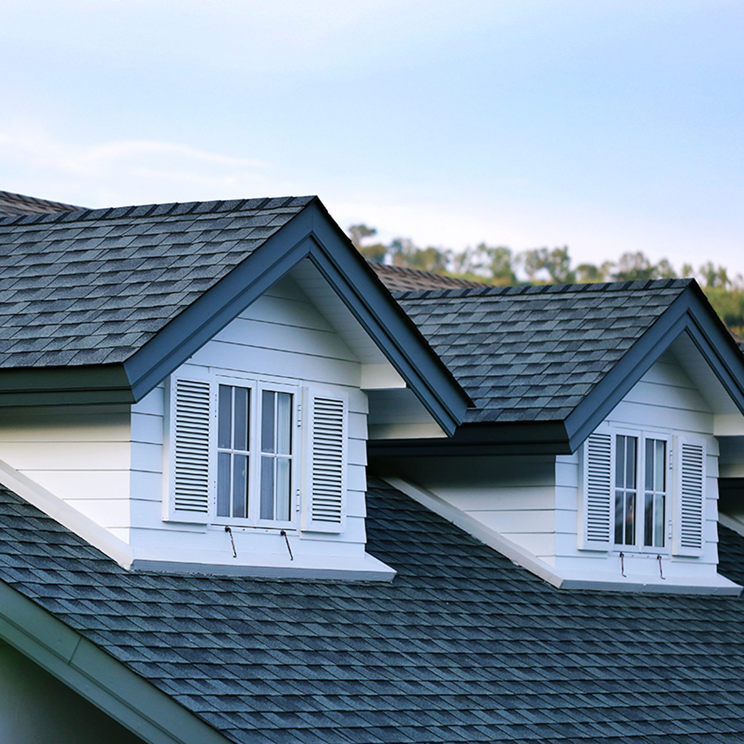 Roofing shingles and upstairs windows