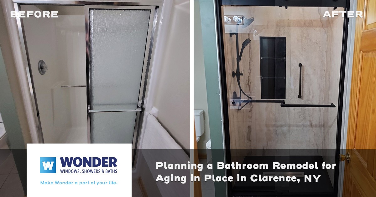 Planning a Bathroom Remodel for Aging in Place in Clarence, NY