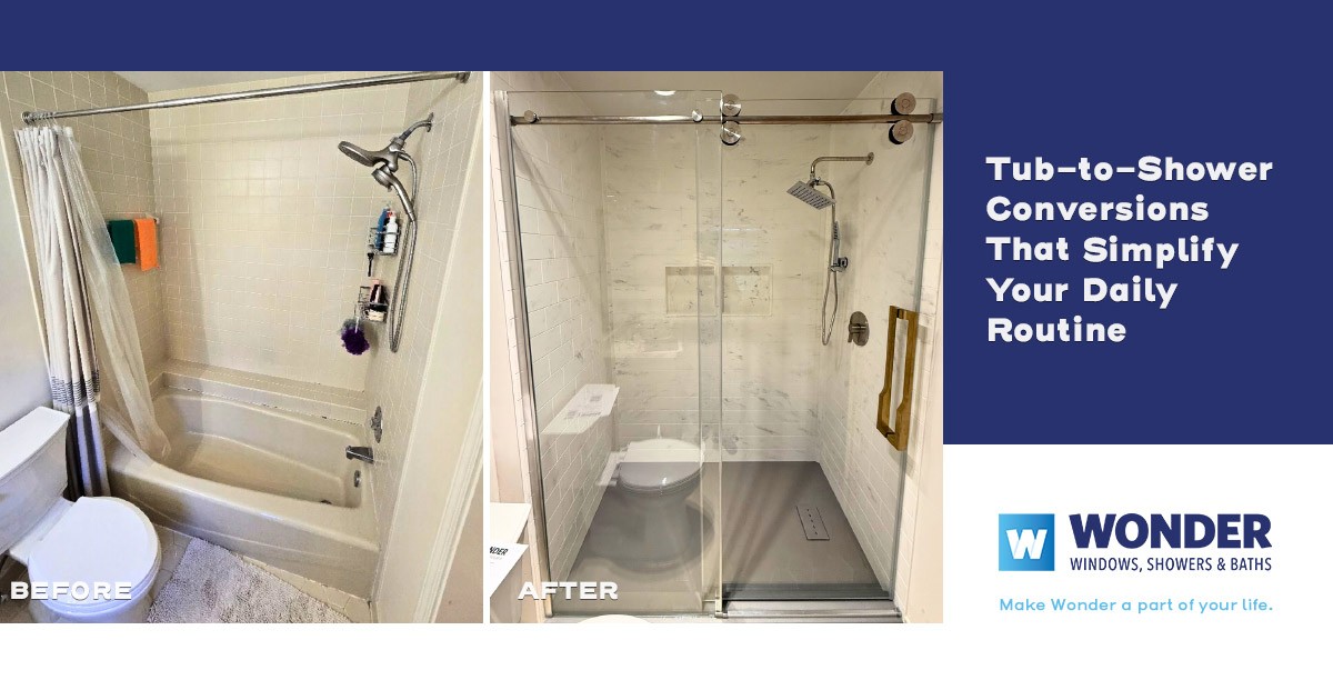 Tub-to-Shower Conversions That Simplify Your Daily Routine