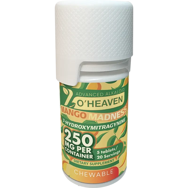 7 O'Heaven - 7 Hydroxy Advanced Alkaloid Tablets - 50mg 5 Count Jar
