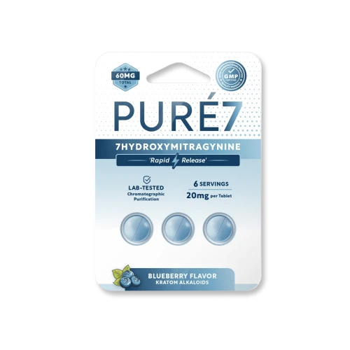 Pure 7OH Tablets – 3 Count | 6 Servings | 20mg Per Tablet