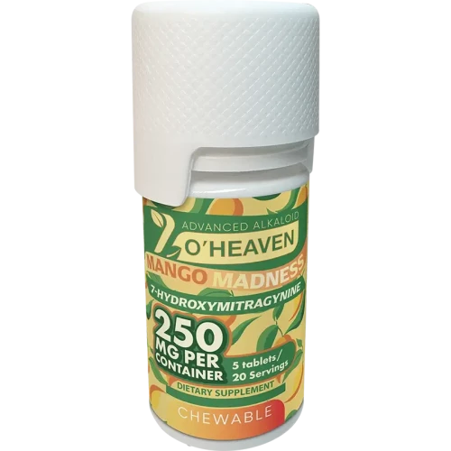 7 O'Heaven - 7 Hydroxy Advanced Alkaloid Tablets - 50mg 5 Count Jar