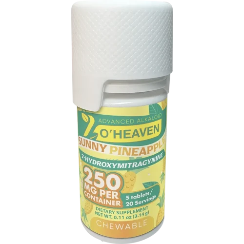 7 O'Heaven - 7 Hydroxy Advanced Alkaloid Tablets - 50mg 5 Count Jar