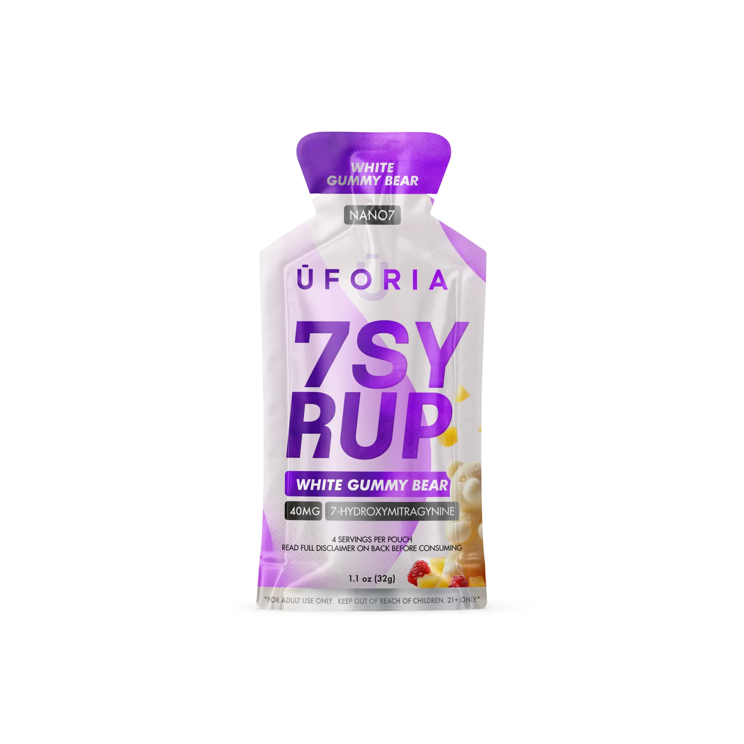 ŪFORIA 7SYRUP NANO7 40mg 7-Hydroxy Shot Pouch