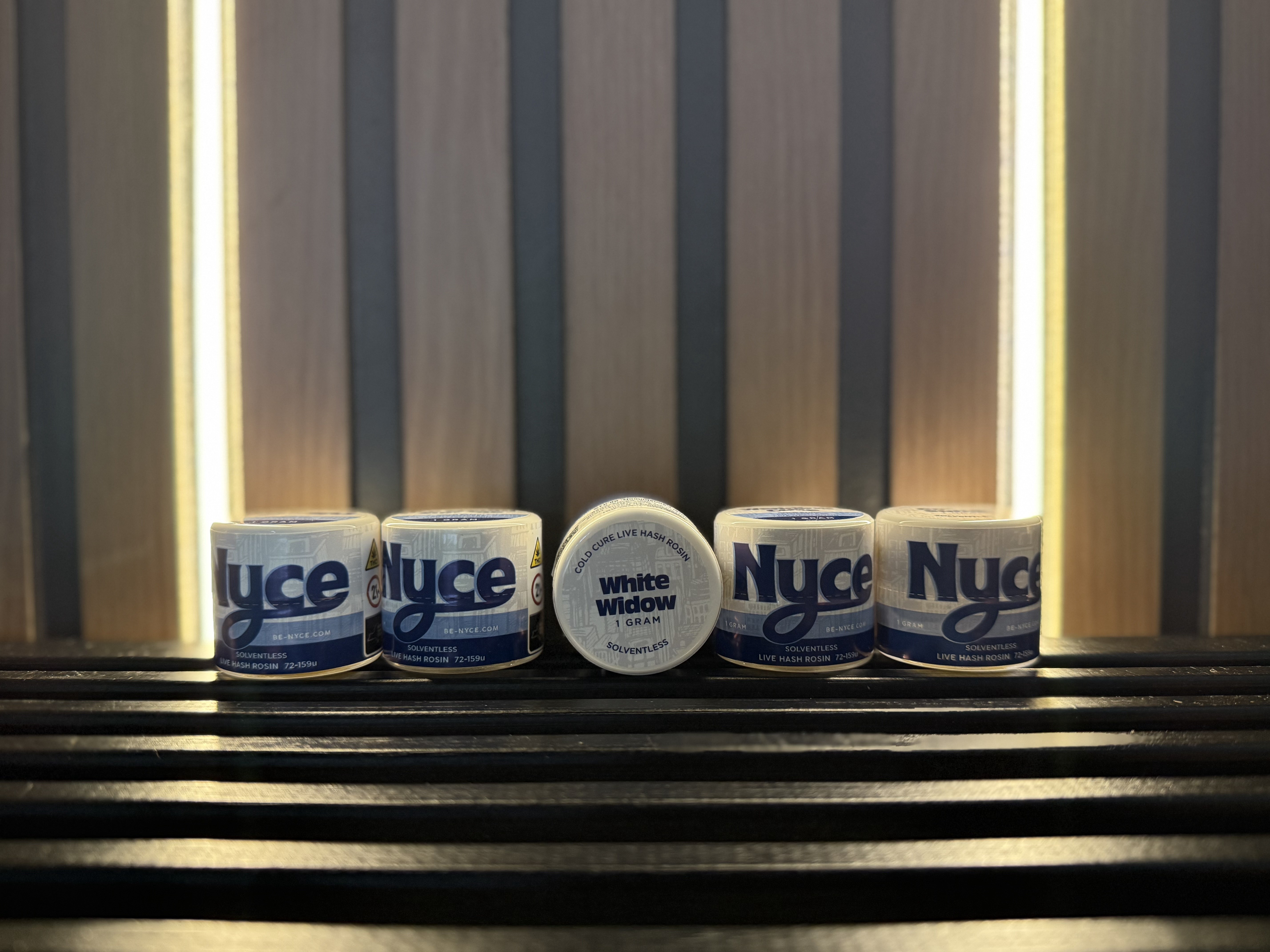 NYCE White Widow Cold Cure Live Hash Rosin 1G Concentrate