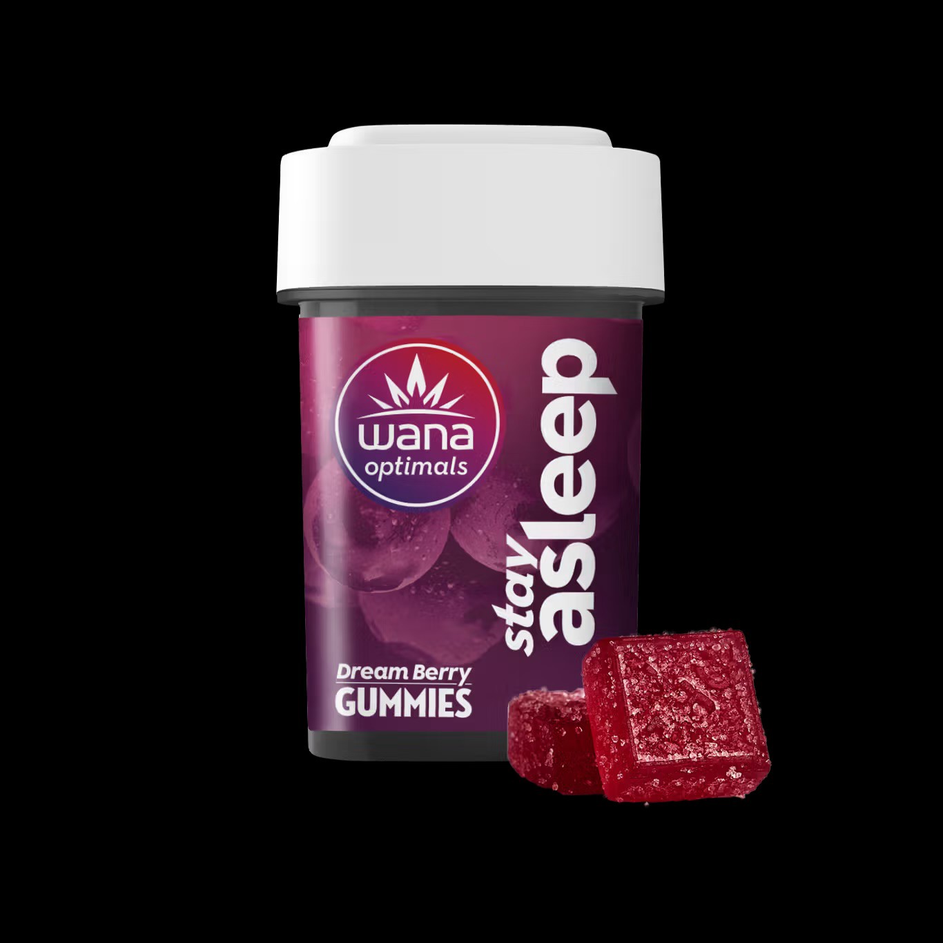 Wana Stay Asleep Optimals 10 Gummies THC 10MG Edibles