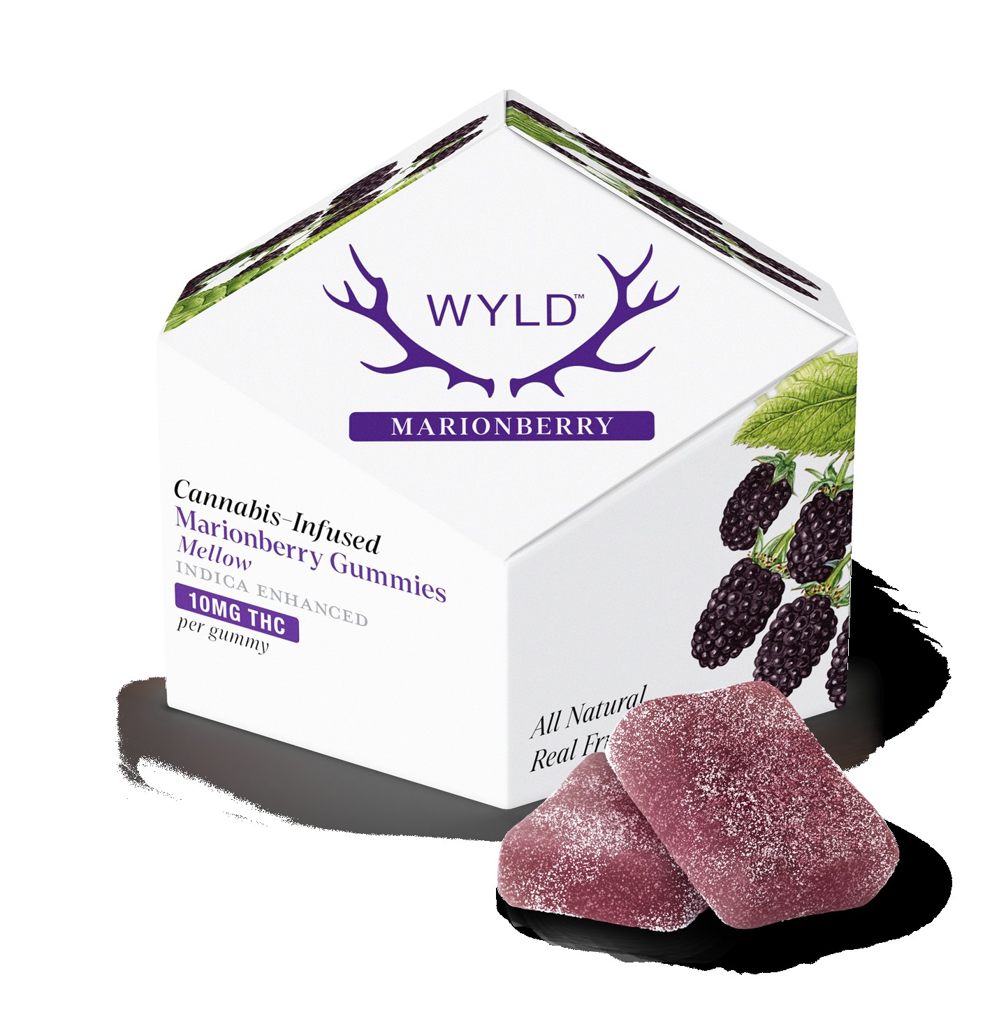 Wyld Marionberry 10 Gummies THC 100MG Edibles