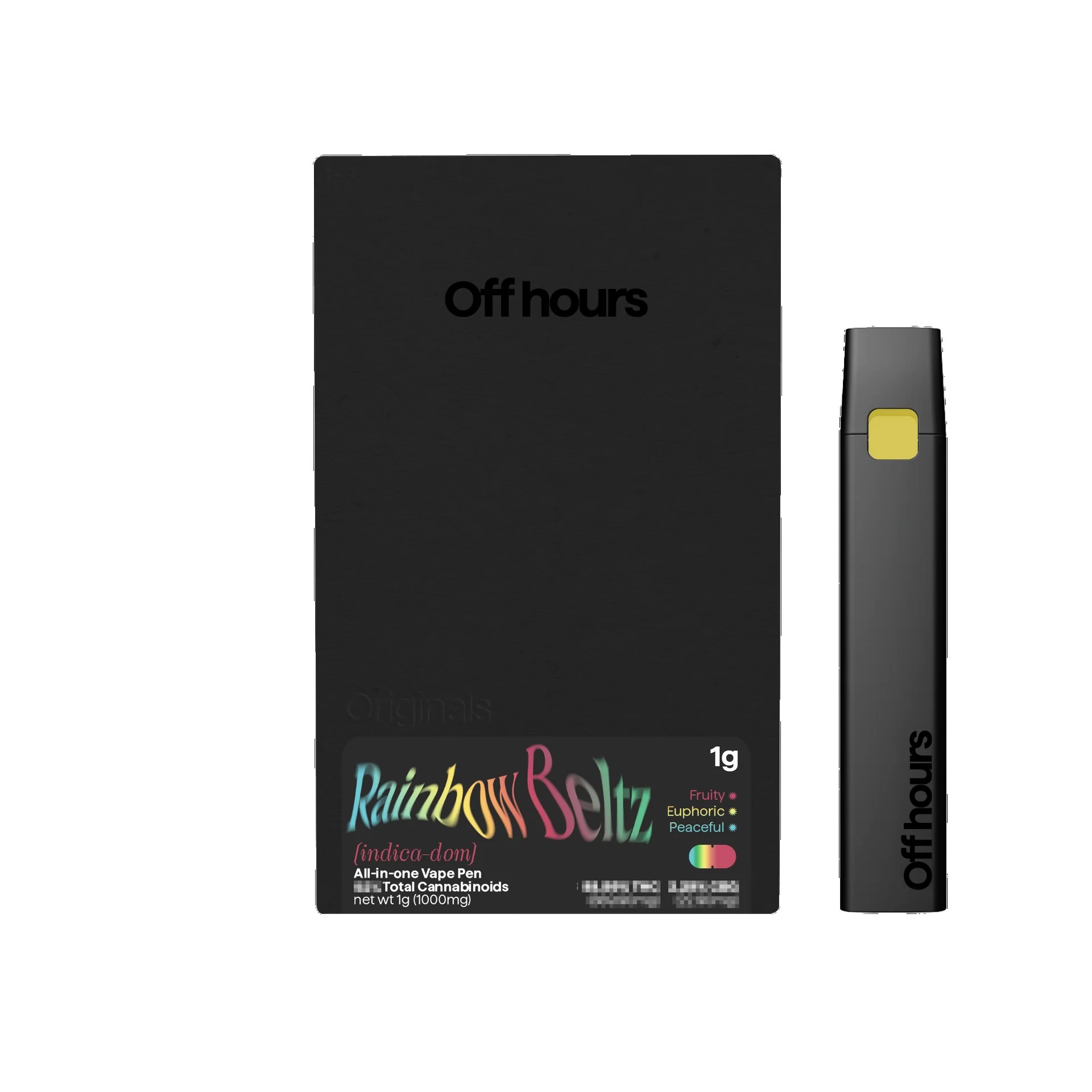 Off Hours Rainbow Beltz All-in-one 1G Vape