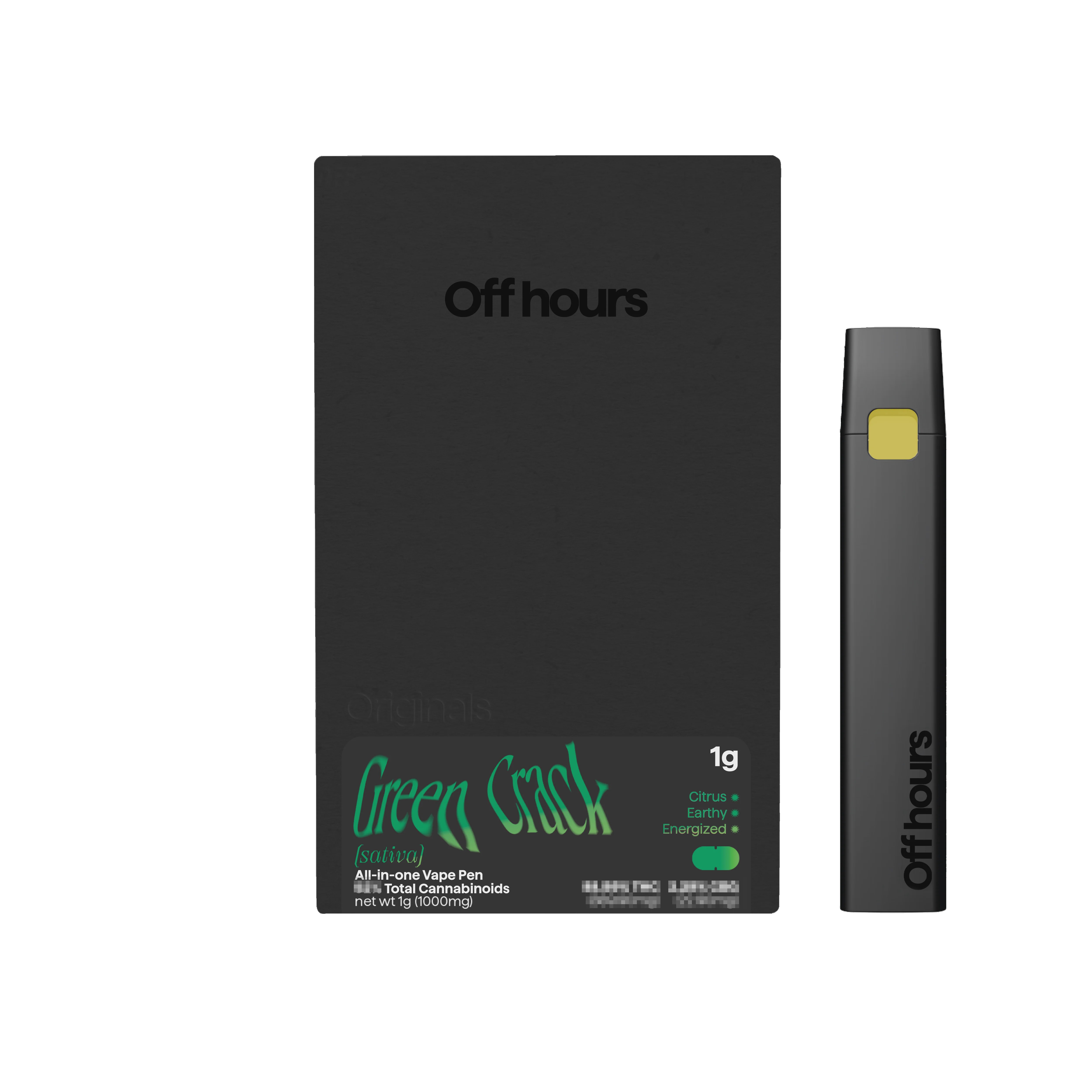 Off Hours Green Crack All-In-One 1G Vape