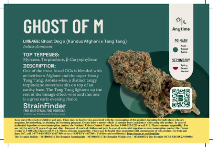 The Botanist | Ghost of M | 14G Flower