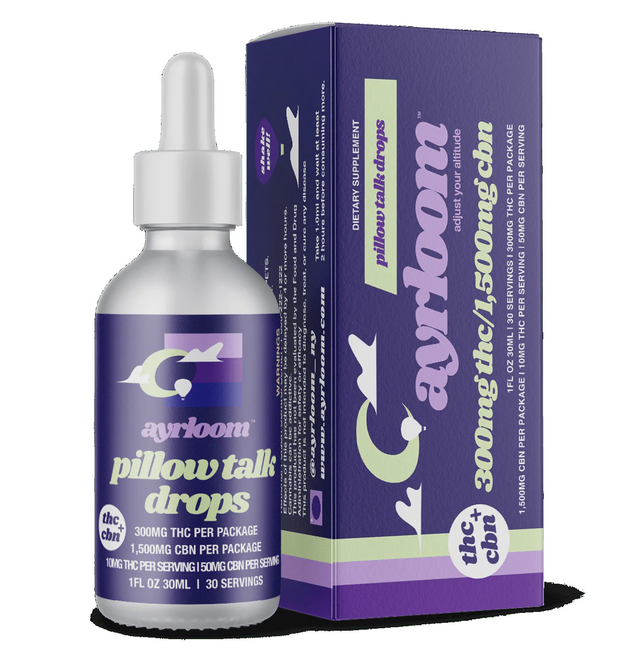 Ayrloom Pillow Talk 5:1 CBN 1500MG Tincture