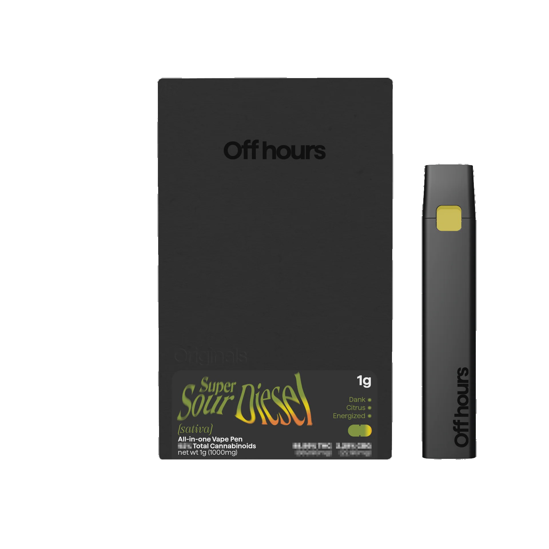 Off Hours Originals Super Sour Diesel All-in-one Vape