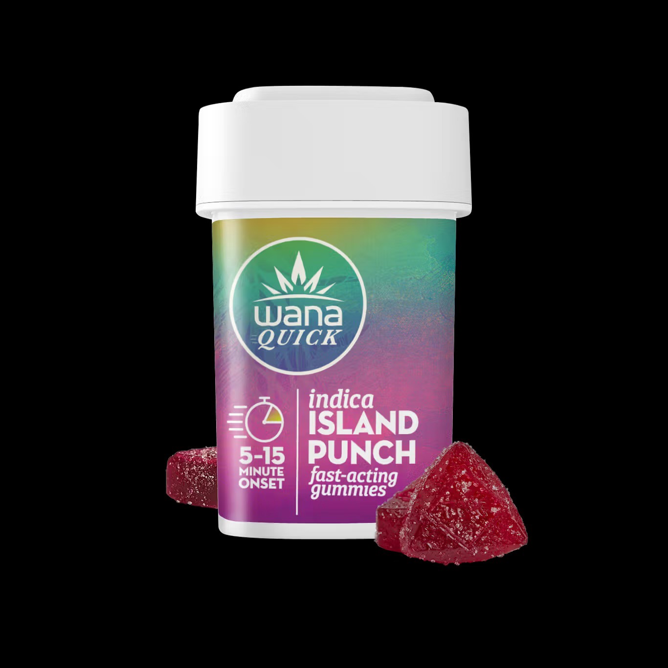 Wana Quick Island Punch 10 Gummies THC 10MG Edibles