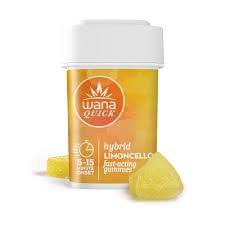 Wana Quick Limoncello Fast-Acting 10 Gummies THC 10MG Edibles