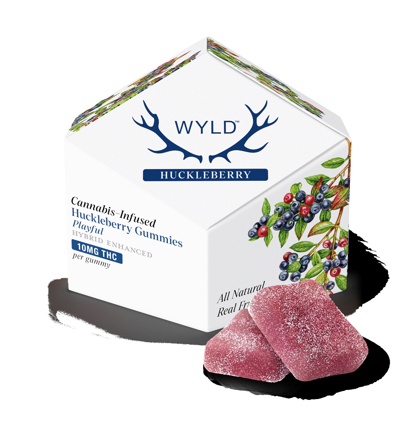 Wyld Huckleberry 10 Gummies THC 100MG Edibles