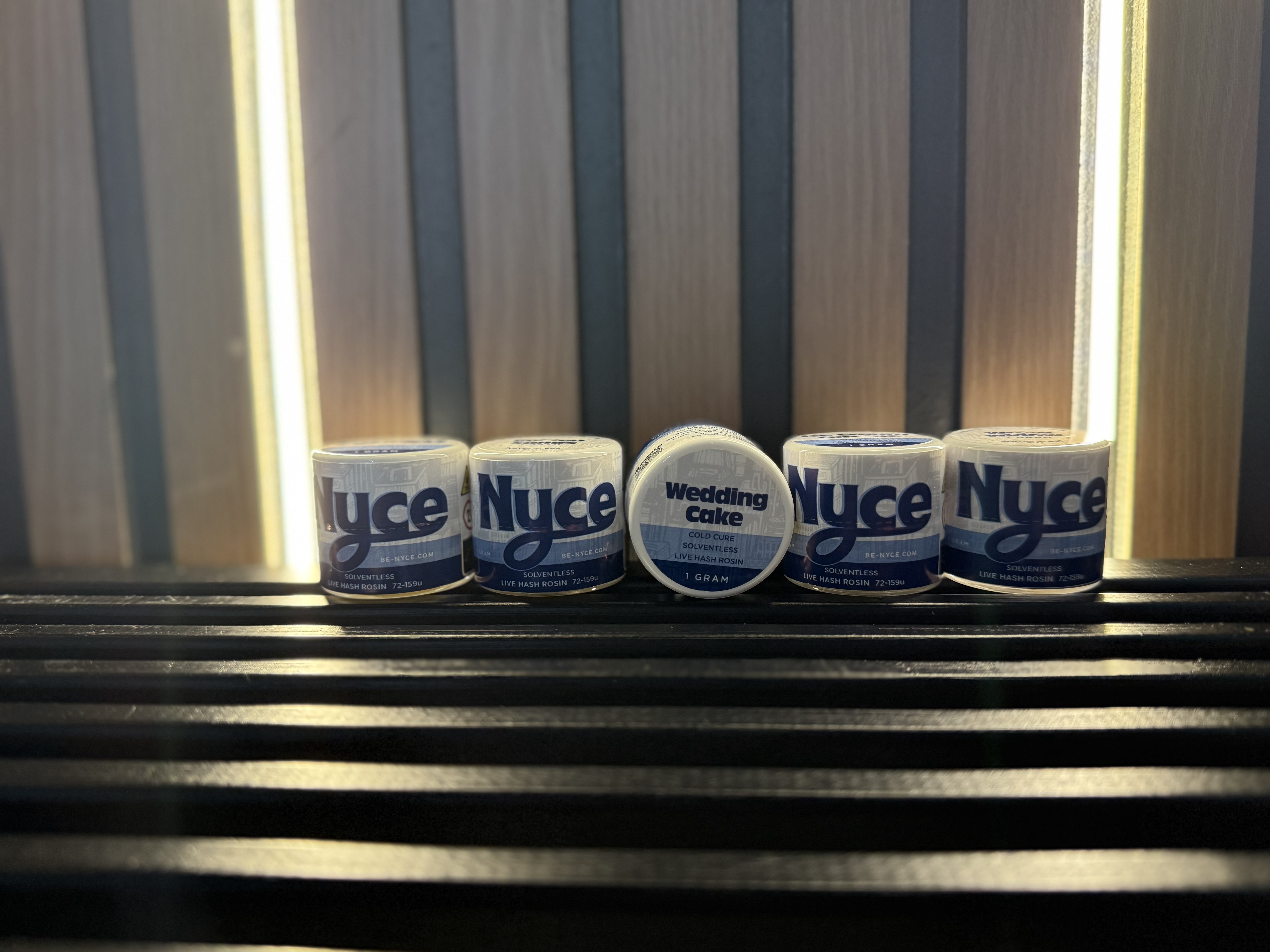 NYCE Wedding Cake 1G Cold Cure Solventless Live Hash Rosin 1G Concentrate