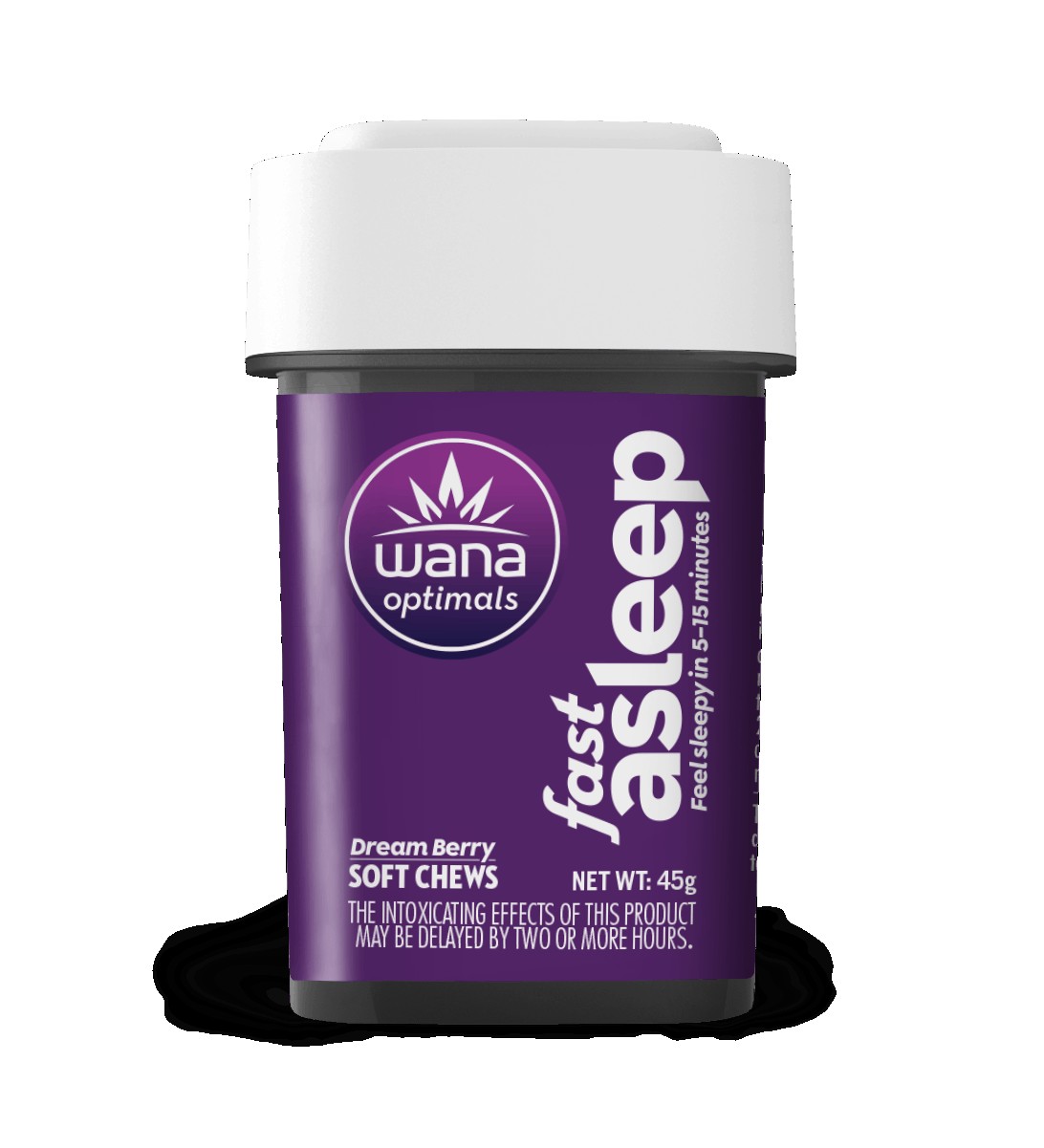 Wana Fast Asleep Optimal 10 Gummies THC 10MG Edibles