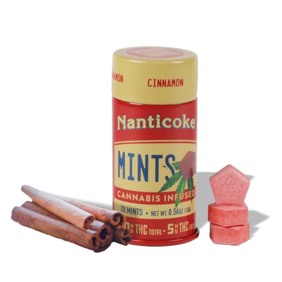 Nanticoke Cannabis Infused Cinnamon Mints 20PK THC 100MG Edible