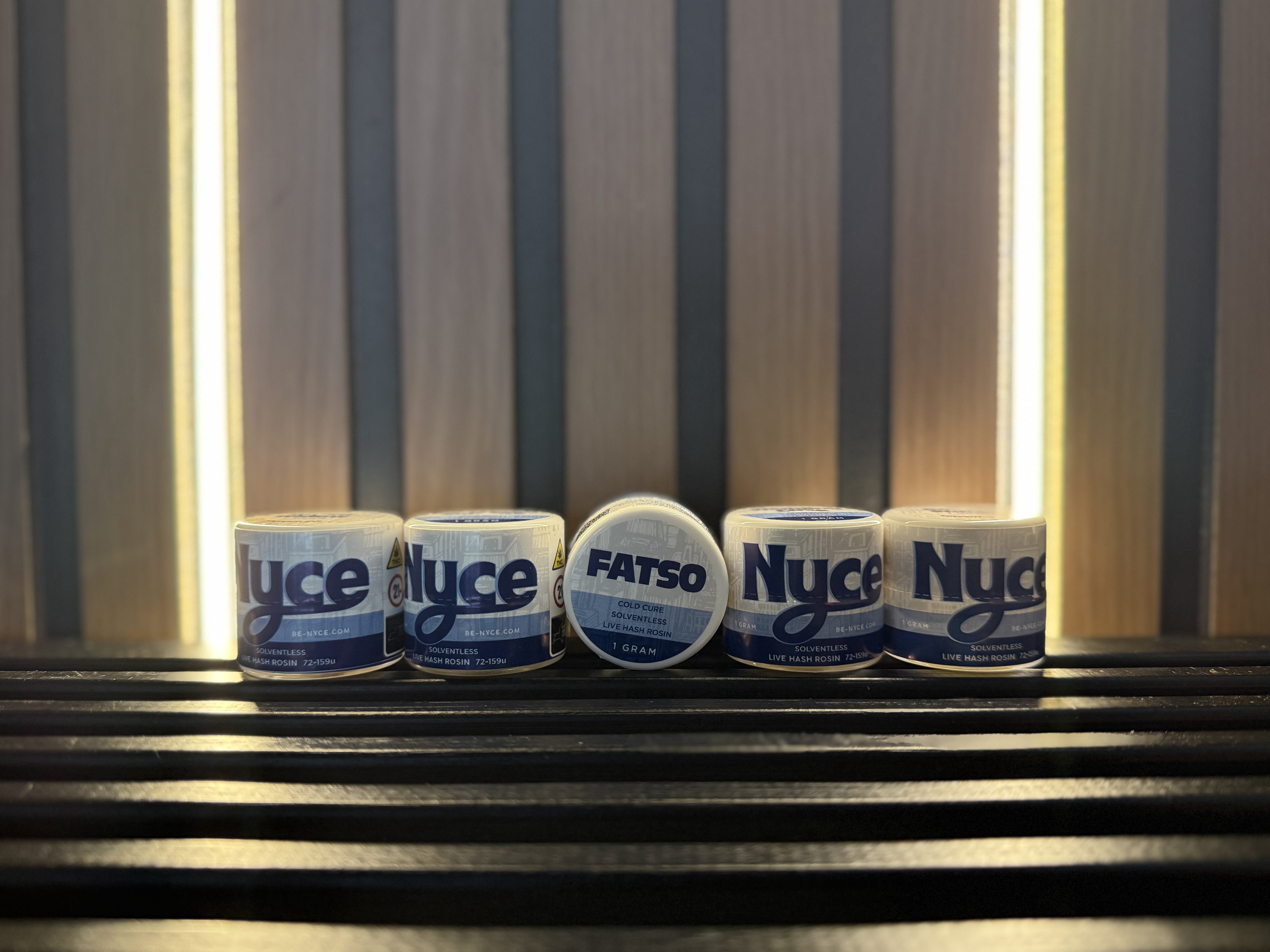 NYCE FATSO Cold Cure Solventless Live Hash Rosin 1G Concentrate