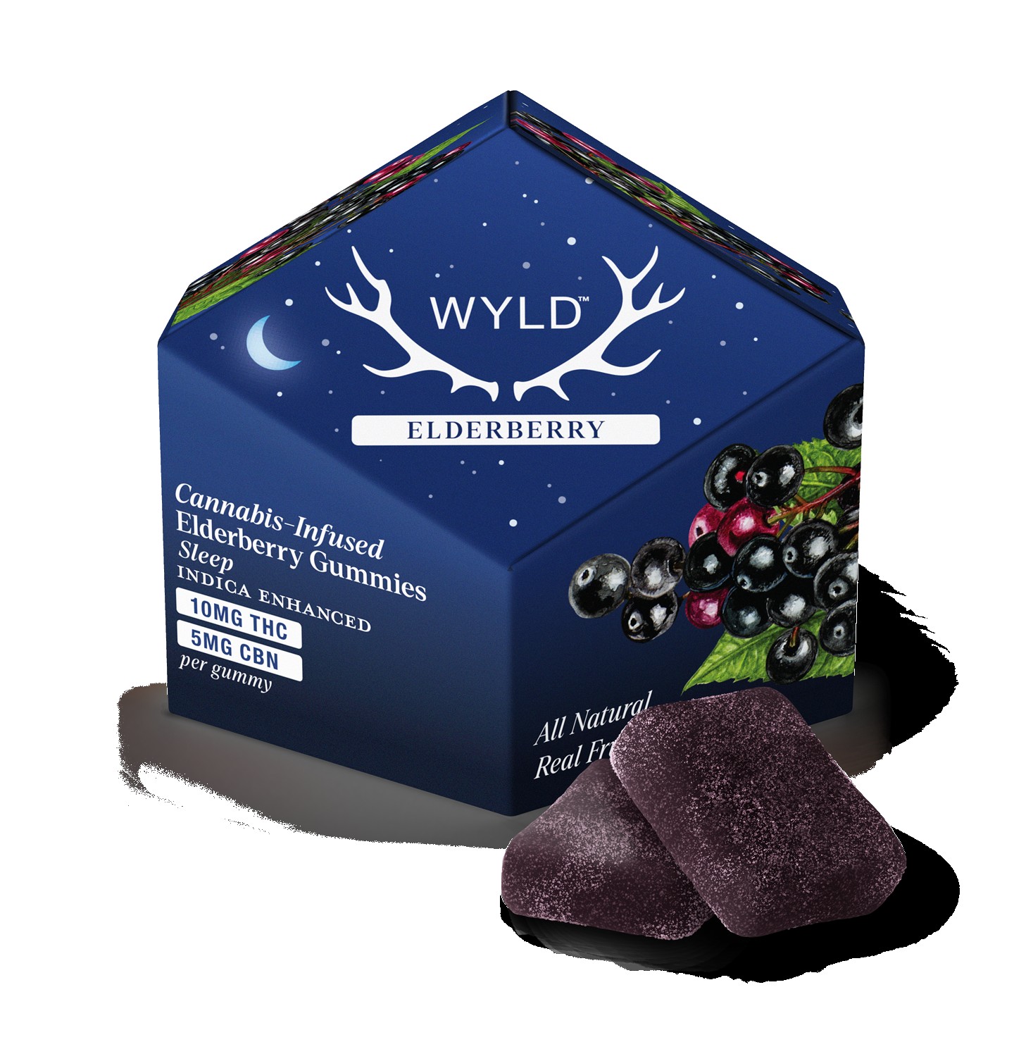 Wyld Elderberry 2:1 10 Gummies THC 100MG Edibles