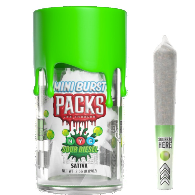 NYC Sour Diesel | 5PK | 2.5G | Infused Pre-Rolls
