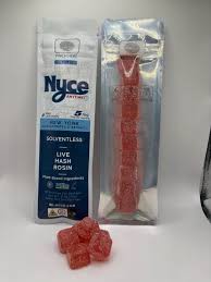 Nyce Pink Lemonade Solventless Hash Rosin  Gummies THC 10mgEdibles