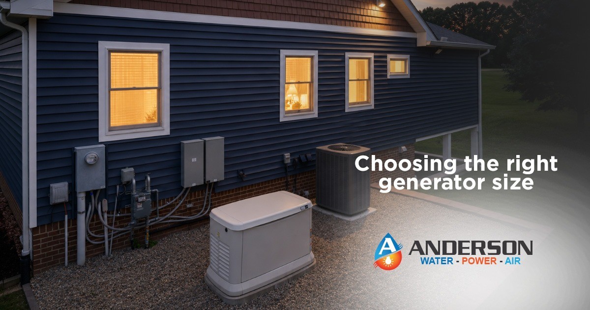 Choosing the Right Generator Size for Your Home