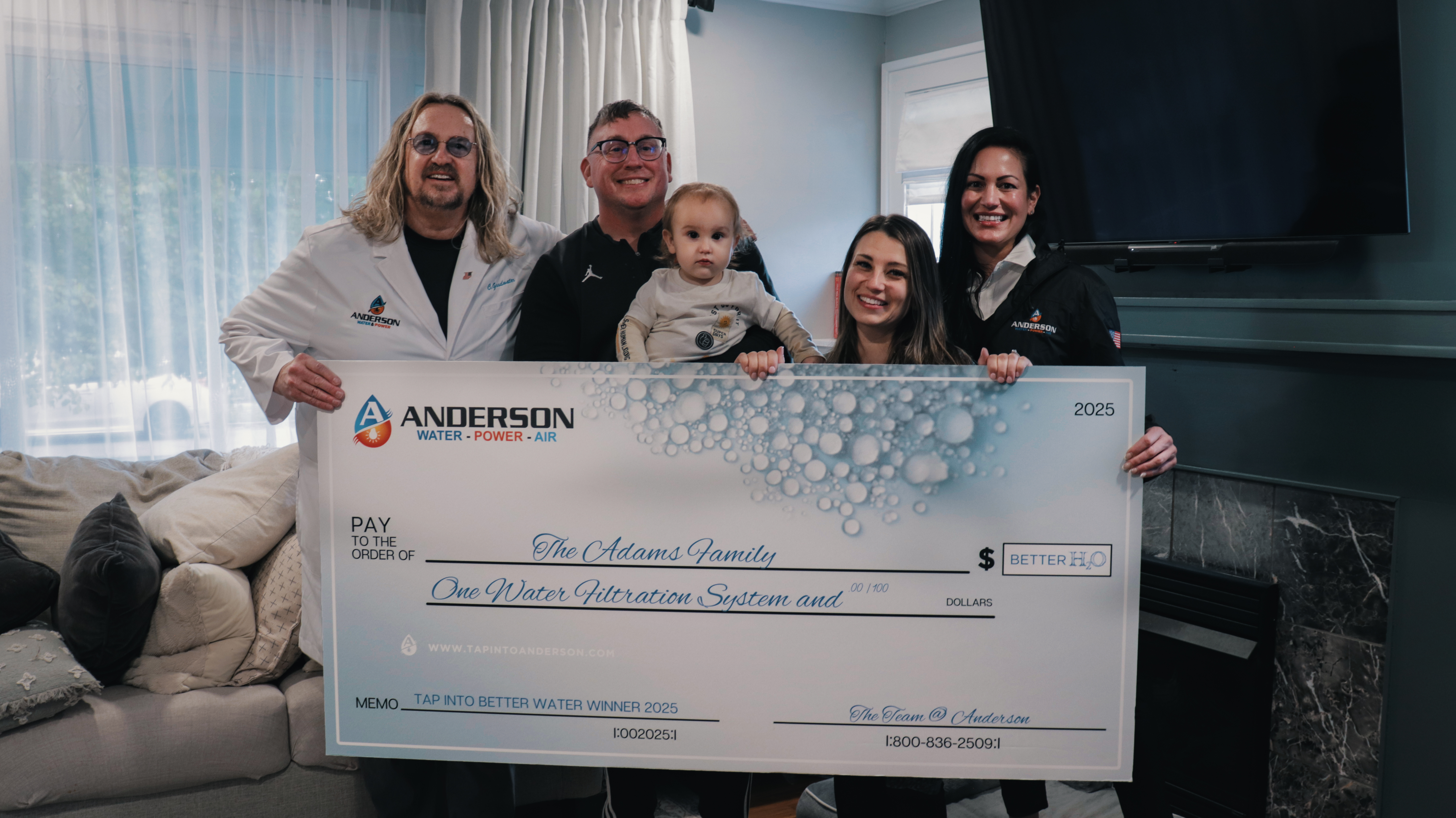 2025 Home Water Filtration System Giveaway Winners