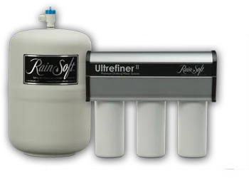 Anderson Water technician installing RainSoft water treatment system