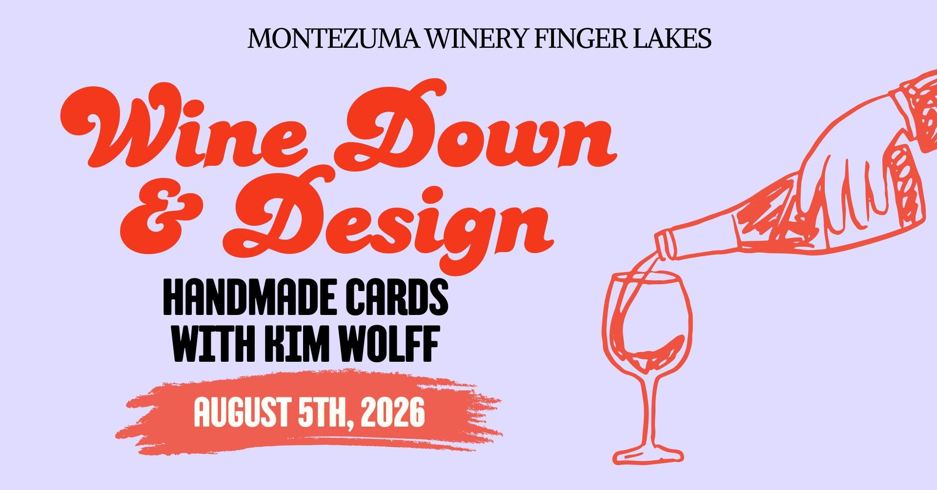 Wine Down & Design: Handmade cards at Montezuma Winery