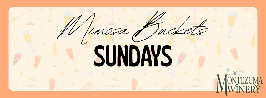 Mimosa Buckets at Montezuma Winery