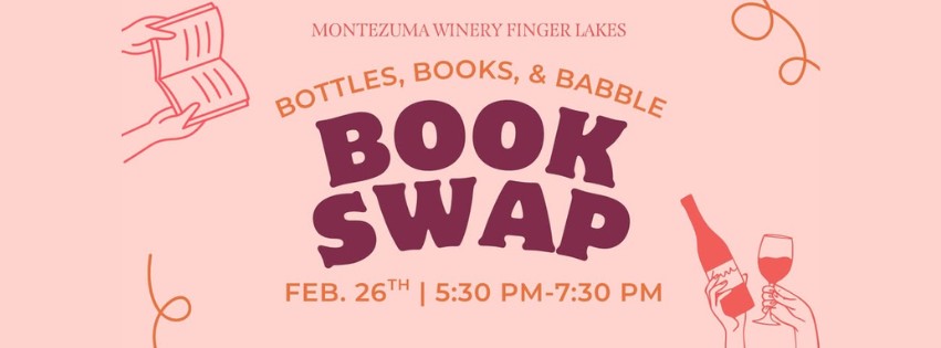 Bottles, Books, and Babbles: Book Swap at Montezuma Winery