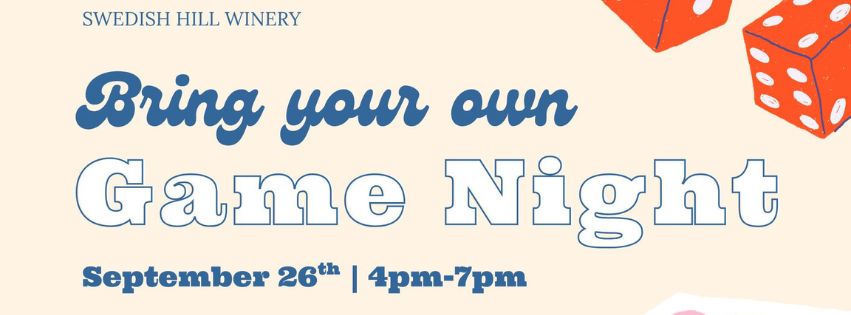 Game Night at Swedish Hill Winery