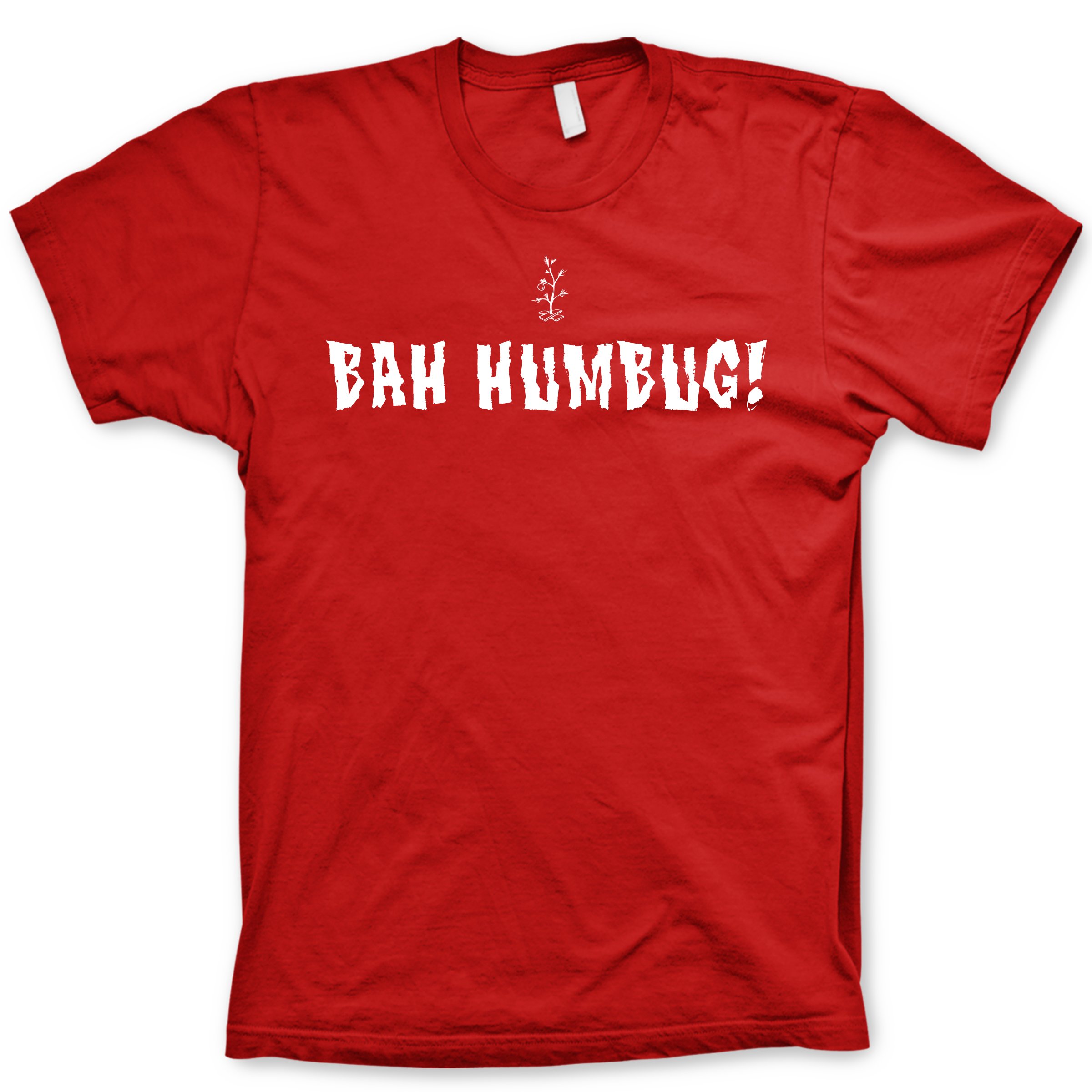 Spongebob Squarepants Christmas Bah Humbug Squidward Adult T-shirt
