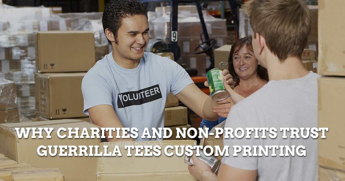 guerrilla tees charities non profits