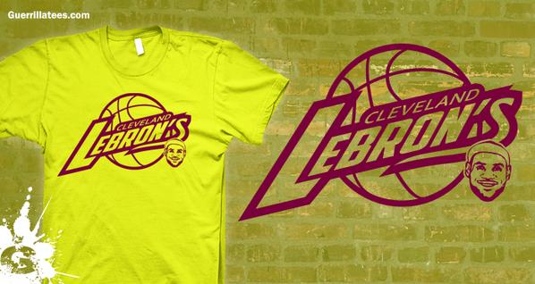 Cleveland Lebrons tshirt