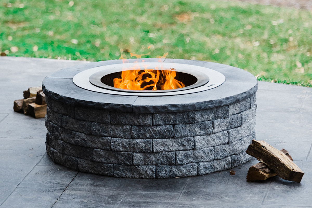 smoke stack fire pit