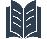 Open book logo